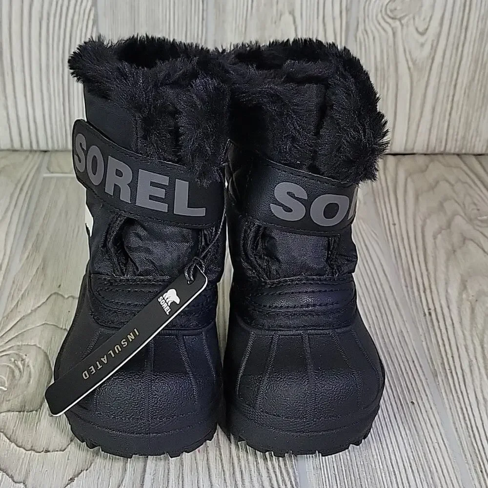 Sorel Snow Commander Winter Boots Kids Toddler Size 4 NEW